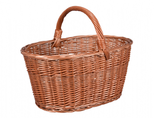 Koš nákupní zaoblený proutěný 42x27x35cm střední 1