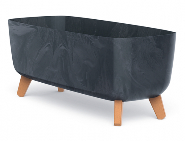 Truhlík samozav.GRACIA CASE BETON 58x24x24/4nožič.antrac. 1