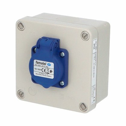 Zás. krabice AcquaBOX 3061 IP54 
1x230V s ochr. kolíkem 1