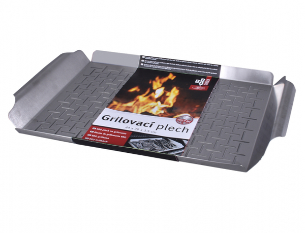 Plech grilovací 44x30x305cm nerez BBQ 1