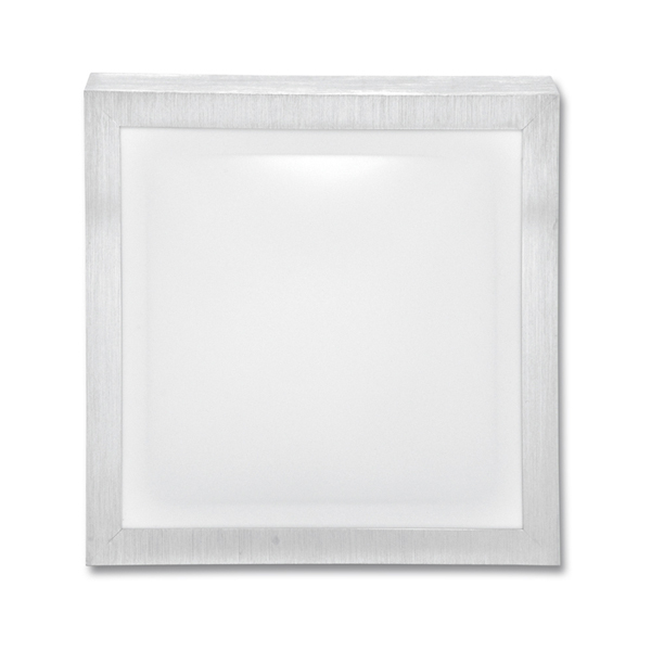 WD002-11W/LED BELA sv.plast/kov IP44, 1100lm 4100K 1