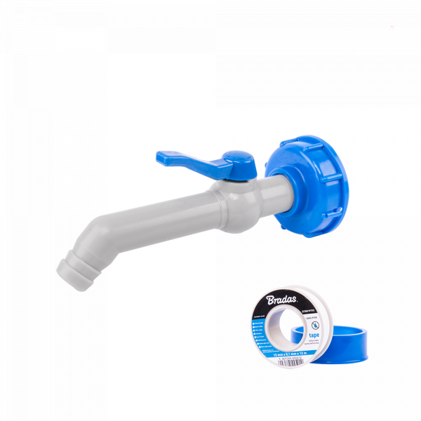 Kohout plast 45°na hadici 25mm, adaptér IBC S60x6 Kohout plast 45°na hadici 25mm, adaptér IBC S60x6 1