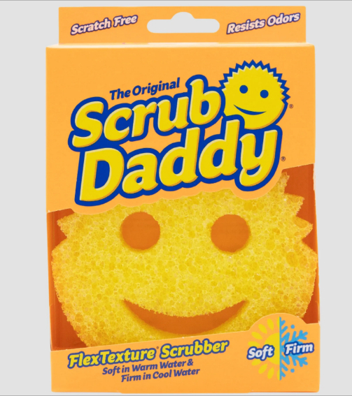 Houbička Scrub Daddy Original žlutá 1