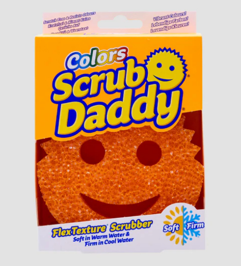 Houbička Scrub Daddy Colors Single Packs oranžová 1