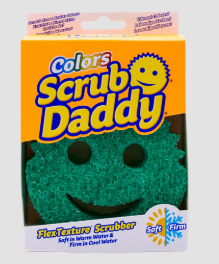 Houbička Scrub Daddy Colors Single Packs zelená 1