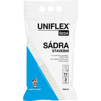 Sádra šedá stavební 3 kg UNIFLEX Sádra šedá stavební 3 kg UNIFLEX 2