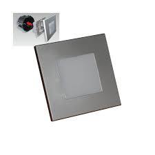 Emithor 48302 - LED Schodišťové svítidlo STEP LIGHT LED/1W/230V silver 1
