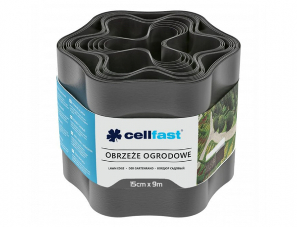 Obruba 9x 0,15m zvlněná antracit 1