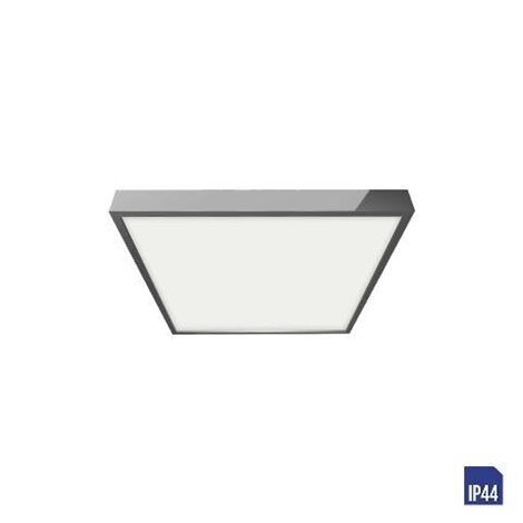 LENYS 49028 koupelnové přisazené svítidlo LED 12W 1000lm 4000K 14cm hranaté IP44, chromové 1