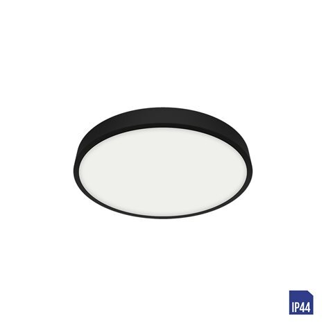 LENYS 49042 LED 6W 510lm 4000K 9cm kulaté IP44 černé 1