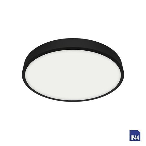 LENYS 49043 svít. LED 12W 1000lm 4000K 14cm kulaté IP44, černé 1