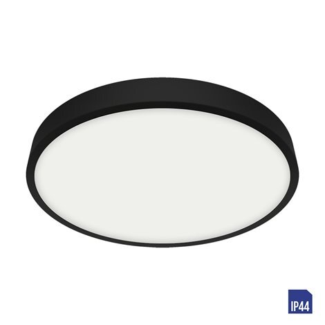 LENYS 49044 svít. LED 18W 1500lm 4000K 19cm kulaté IP44, černé 1