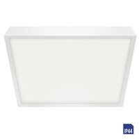 LENYS 49054 koupelnové přisazené svítidlo LED 30W 2750lm 4000K 28cm hranaté IP44, bílé 2