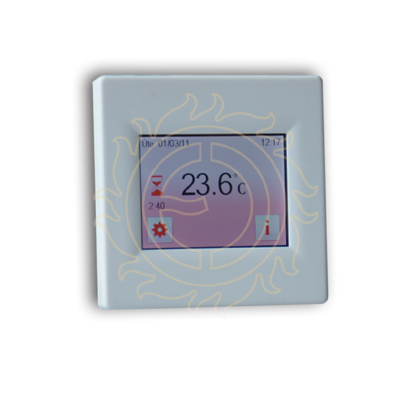 Termostat FENIX TFT dotykový programovatelný univerzální termostat kontakt 16A Termostat FENIX TFT dotykový programovatelný univerzální termostat kontakt 16A 1