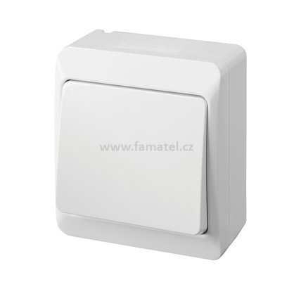 GALATEA 5331-02 IP44 Přepínač střídavý č.6 (bílá), bílá 1