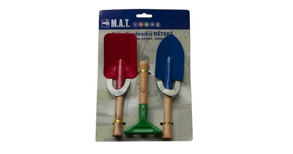 Nářadí zahr.dětské kov+dřev.ruk.sada/3 1