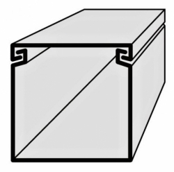 xxxxxxxxxxxxxxxLišta PVC 70x60 2m EIP POLYPROFIL 1