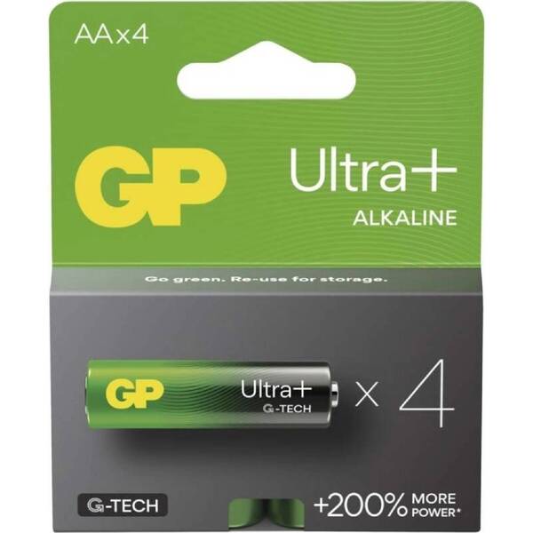 GP LR6 alkalická baterie ULTRA PLUS AA B03214 1