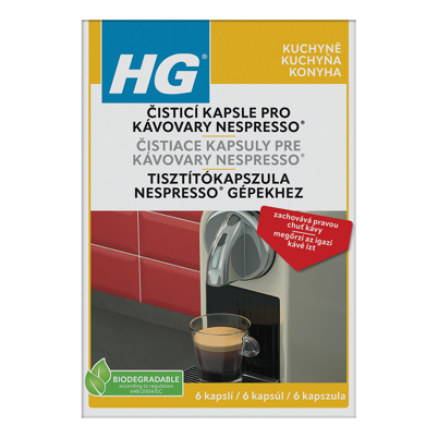 HG-Čistící kapsle-Nespresso 6ks HG-Čistící kapsle-Nespresso 6ks 1
