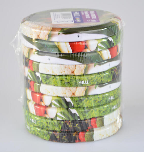 Víčko TWIST 66 dekor ZELENINA 10ks 1