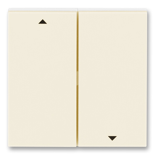 Kryt spínače žaluziového dělený ABB Levit 3559H-A00662 17 slonová kost/bílá 1
