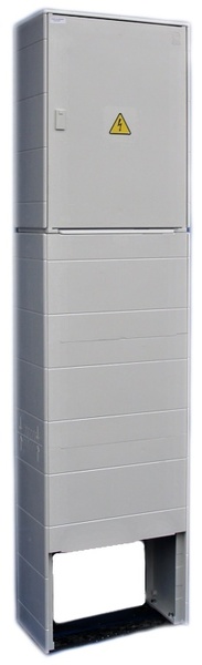 Elektroměrová skříň DCK ER212/NKP7P/63A-QM FVE ČEZ/EON,vč.pilíře 1