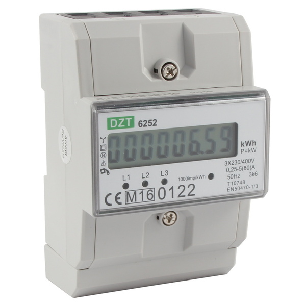 E370 Elektroměr DZT6252 0,25 - 80A CZ CEJCH 1