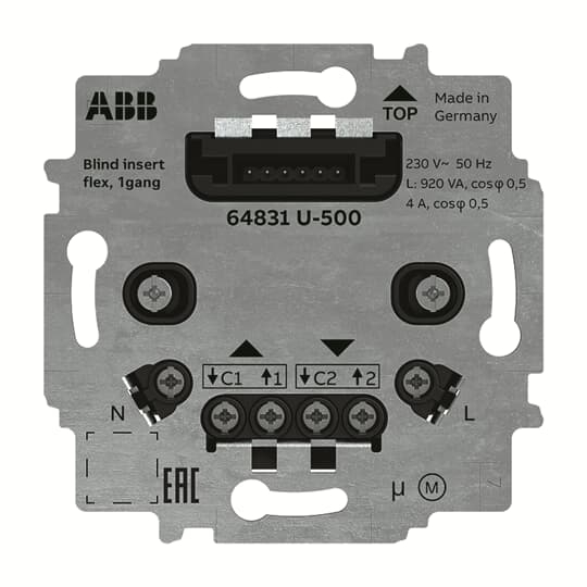 2CKA006400A0096 PŘÍSTROJ ŽALUZIOVÉHO SPÍNAČE FLEX PRO KRÁTKOCESTNÉ OVLÁDÁNÍ TYP 64831 U-50 1