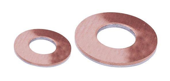 Cupálová podložka vnější průměr 17 mm, vnitřní průměr 8 mm, tloušťka 2 mm 1