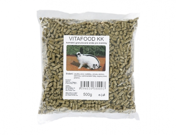 Krmení pro zakrslé králíky 500g 1