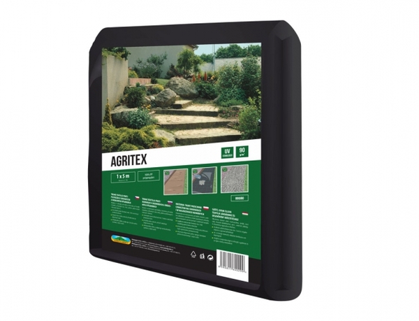 Textilie 1x5m/90g/černá/tkaná Agritex 1
