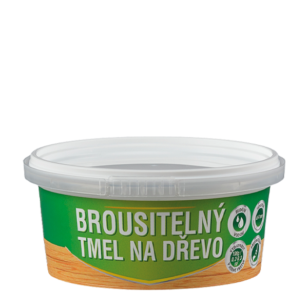 Tmel brousitelný na dřevo bílý 250g Tmel brousitelný na dřevo bílý 250g 1
