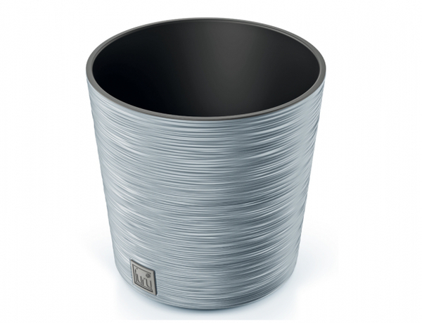 Obal FURU ROUND d25x25cm/2v1/sv.šedý 1