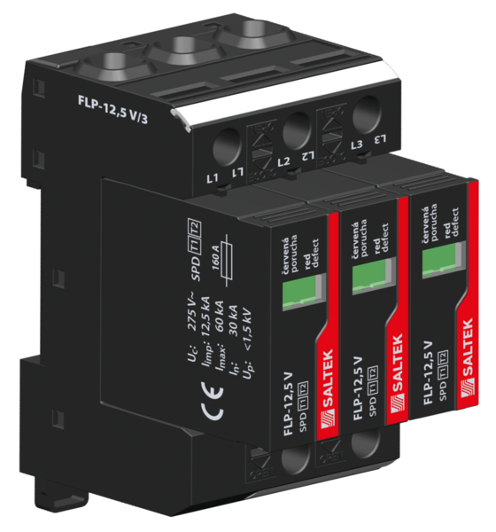 FLP-12,5 V/3 - Svodič bleskových proudů. 1