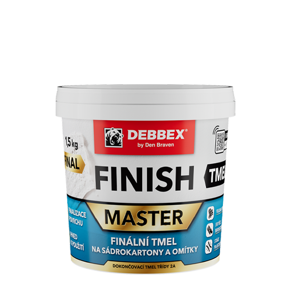 Tmel finální na sádrokartony a omítky FINISH, 1,5kg Tmel finální na sádrokartony a omítky FINISH, 1,5kg 1