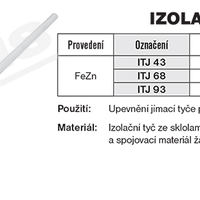 Tremis ITJ 43 – izolační tyč pro jímací tyč VP120 2