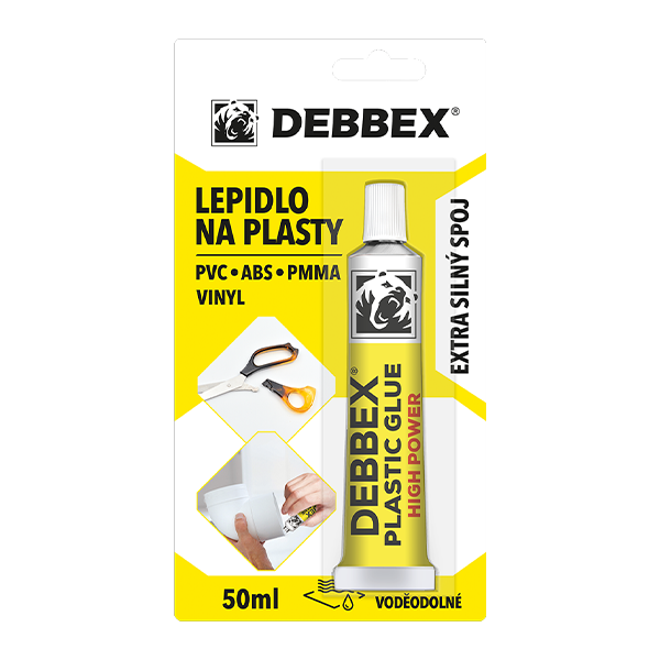 Lepidlo na plasty PLASTIC GLUE 50ml DEBBEX 1
