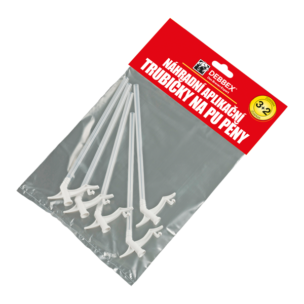 Trubičky aplikační náhradní pro PU pěny, 3ks+2ks 1