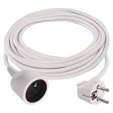 Prodlužovací kabel 5 m / 1 zásuvka / bílý / PVC / 1,5 mm2 P0115R 1