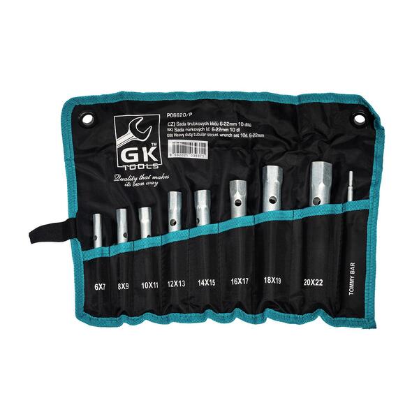 Klíč trubkový sada 9ks 6-22mm textilní obal 1