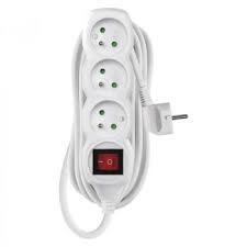 Prodlužovací kabel s vypínačem 3 zásuvky 5m bílý  1,5 mm2 P1315R 1