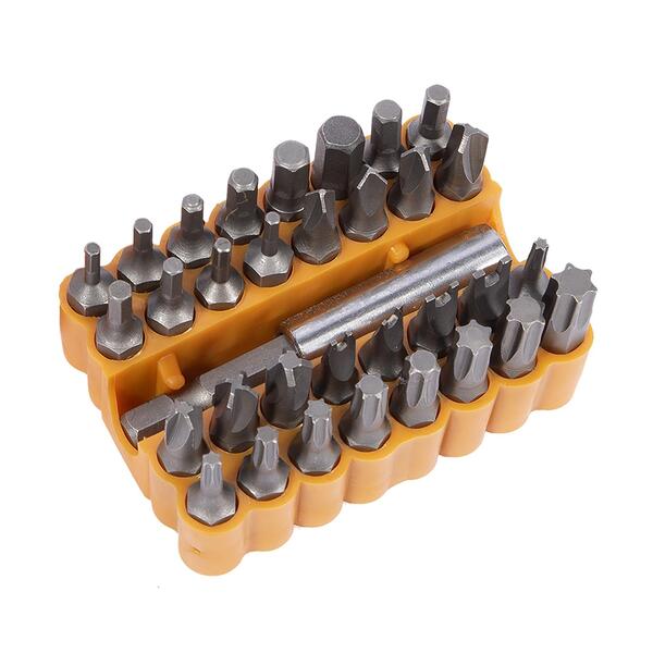 Sada bitů bezpečnostních 1/4" 33 dílů 1