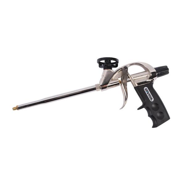 Pistole na PU pěny celokovová s plastovou regulací 350mm Pistole na PU pěny celokovová s plastovou regulací 350mm 1