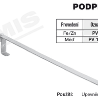 Tremis PV 11 podpěra vedení pod tašky FeZn V170 2