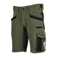 Kraťasy pracovní STRETCH LINE, olivové, 3XL/60, STALCO PERFECT 2