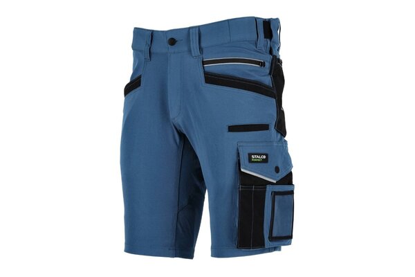 Kraťasy pracovní STRETCH LINE, modré ,M/50, STALCO PERFECT Kraťasy pracovní STRETCH LINE, modré ,M/50, STALCO PERFECT 1
