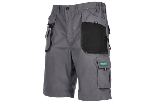 Kraťasy pracovní BASIC LINE, L/52, šedé,  STALCO 1