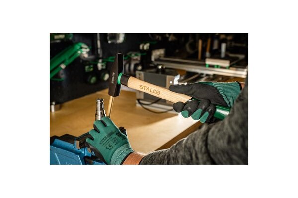 Rukavice polyesterové LATEX FOAM S8 STALCO GARDEN 1