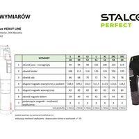 Kalhoty pracovní do pasu HEAVYLINE, XL/56, STALCO PERFECT Kalhoty pracovní do pasu HEAVYLINE, XL/56, STALCO PERFECT 2