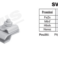 Tremis SOc svorka na okapové žlaby FeZn V085 2